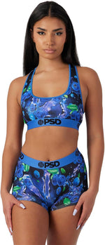 PSD Women's B-Berry Splash Sports Bra Multicolor
