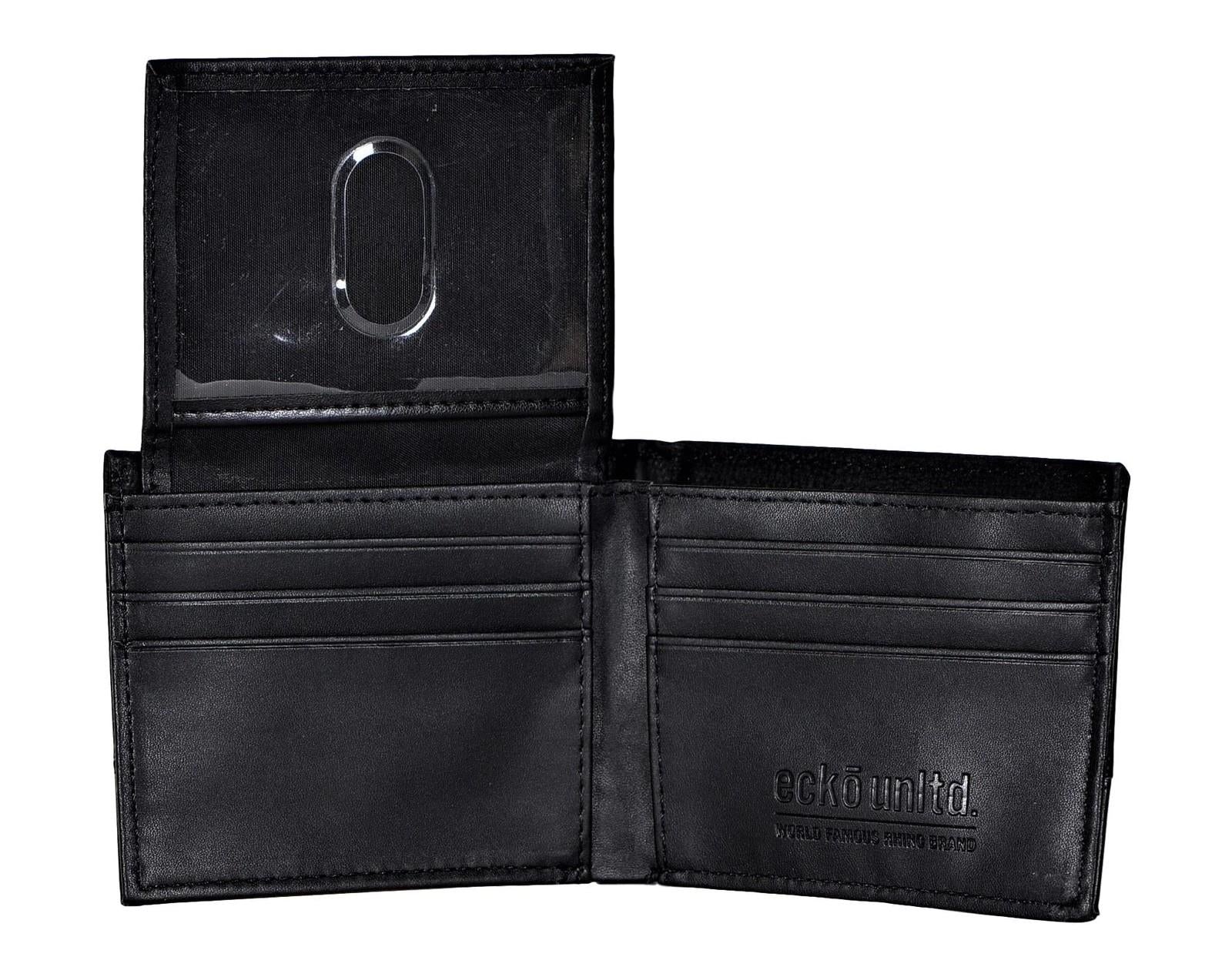 Ecko Unltd World Famous Rhino Men's Bifold Wallet Black