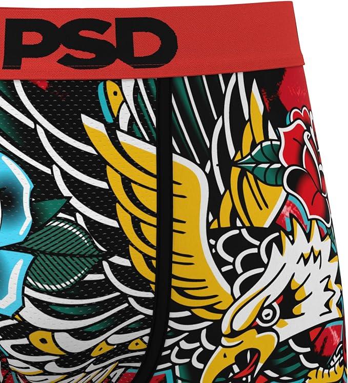 PSD Men's Winged Spirit Boxer Briefs - Breathable and Supportive Underwear
