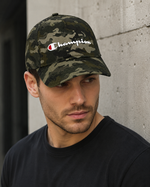 Champion Unisex Adult Ameritage Dad Adjustable Cap, Camo, One Size US