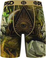 PSD Men's Golden Industry Boxer Briefs - Breathable and Supportive Underwear