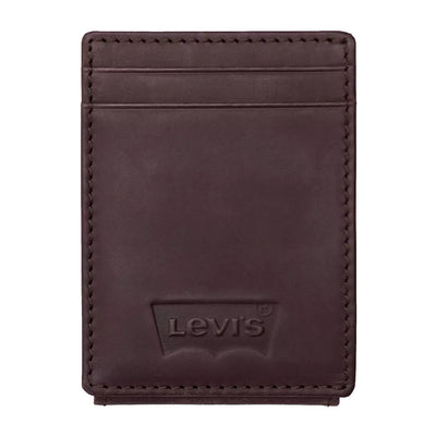 Levi's Men's RFID Magnetic Front Pocket Card Case  Slim Wallet
