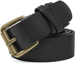 Timberland Women's Casual Leather Belt 30MM Criss Cross