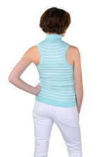 Socal Look Ribbed Women’s Sleeveless Turtleneck Top Y2K Cute