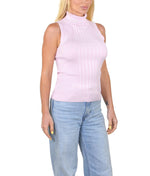 Socal Look Ribbed Women’s Sleeveless Turtleneck Top Y2K Cute