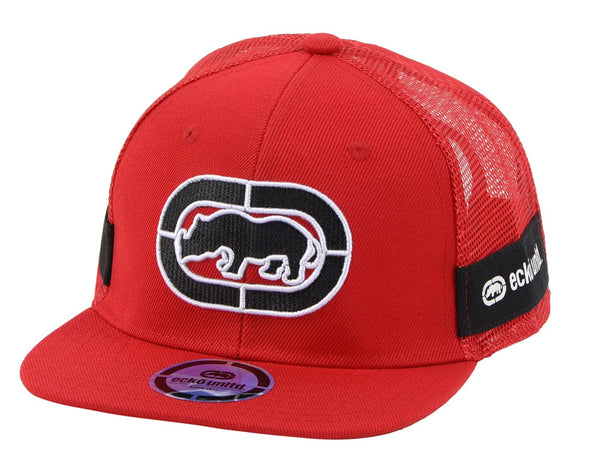 Ecko Unltd Men's Flat Bill Adjustable Snap Back Baseball Hat Ecko Unltd Men's Flat Bill Adjustable Snap Back Baseball Hat