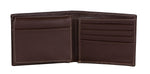Timberland Men's Genuine Leather Bifold Passcase Wallet with Flip ID Pocket