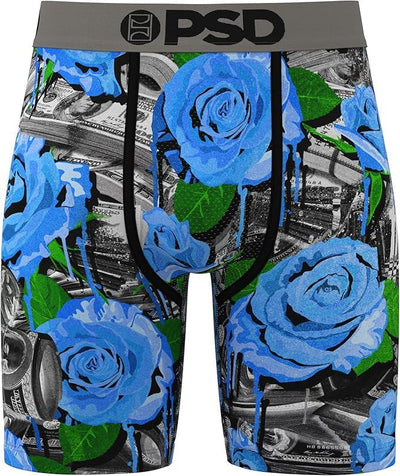 PSD Men's Rose Drippin Boxer Briefs - Breathable and Supportive Underwear