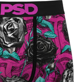PSD Men's Rose Noir Boxer Briefs - Breathable and Supportive Underwear