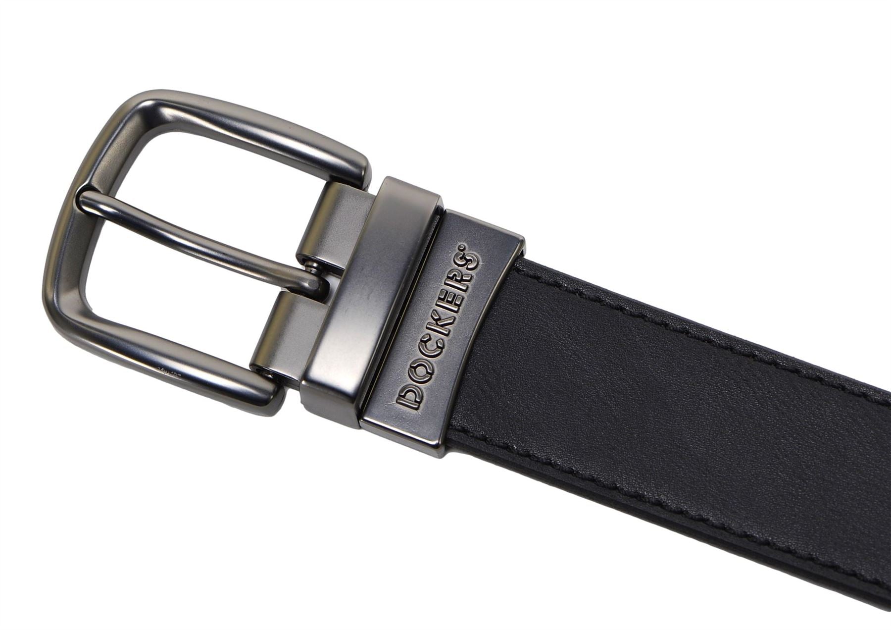 Dockers Men's 35MM Wide Reversible Dress Belt Black-Brown