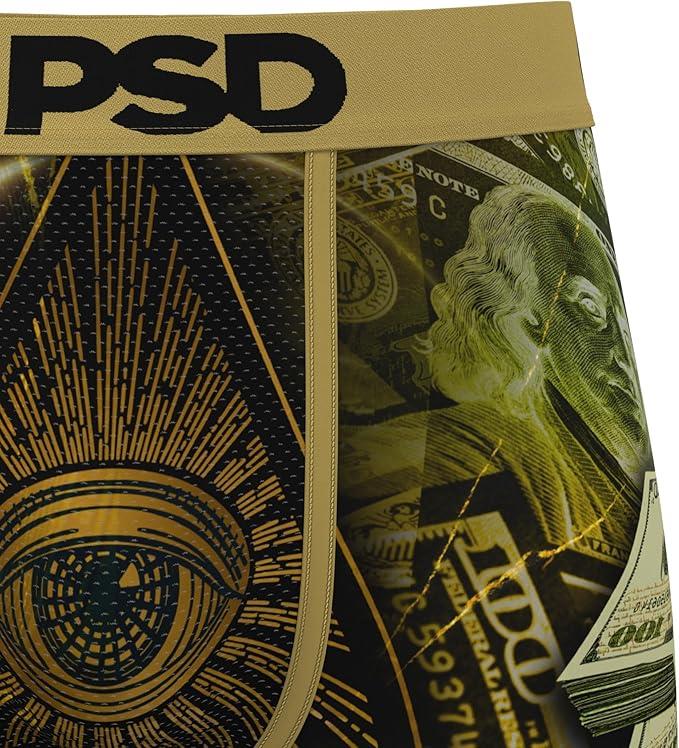 PSD Men's Golden Industry Boxer Briefs - Breathable and Supportive Underwear