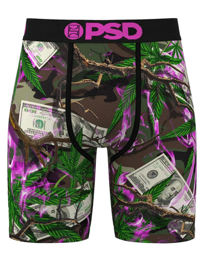 PSD Men's Chronic Camo Boxer Briefs - Breathable and Supportive Underwear