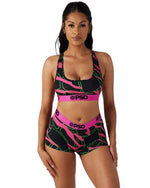 PSD Women's Neon Giraffe Modal Solids Boyshorts Multi
