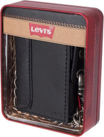 Levi's Men's RFID Trifold Leather Wallet -Slim Classic Billfold