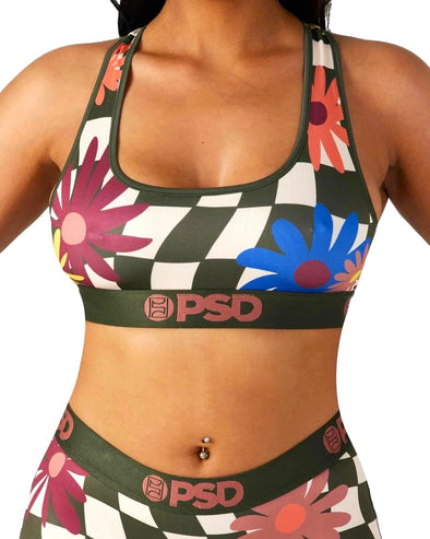 PSD Women's Girly Pop Sports Bra Multicolor