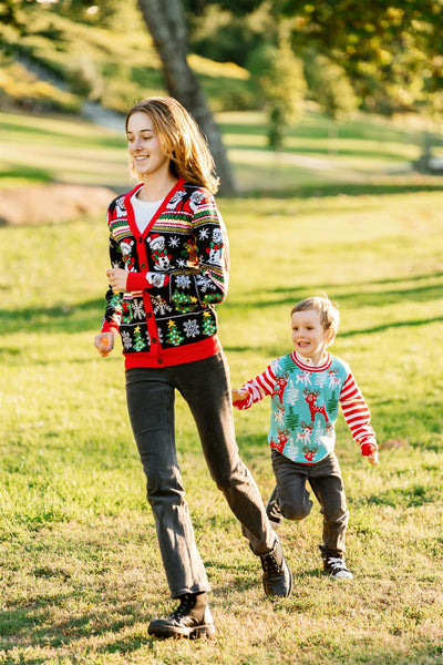 SOCAL LOOK Festive Holiday Funny Christmas Pullover Sweater - Cute Tacky Funny Xmas Sweater for Boys & Girls