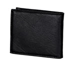 Size  one size Men's Bifold Wallet with Flip-Out ID and Metal Logo