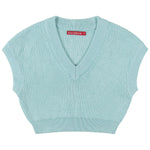 Socal Look Women's Sleeveless V-Neck Crop Top in Stretchable Viscose
