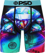 PSD Men's Diamond Pentad Boxer Briefs - Breathable and Supportive Underwear