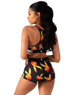 PSD Women's Playboy Flames Boyshorts Multi
