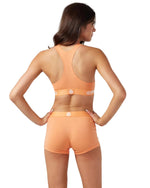 PSD Women's Coral Modal Solid Sports Bra