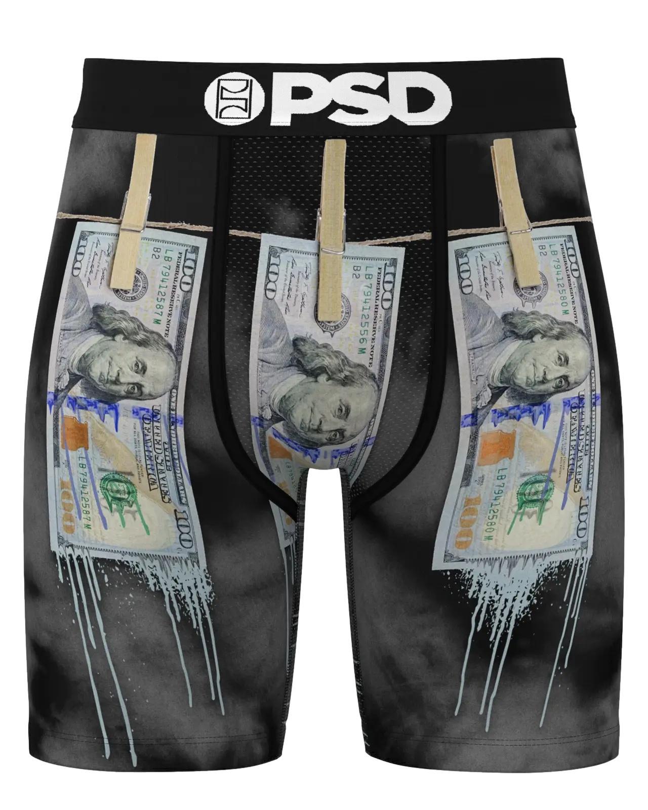 PSD Men's Money Launder Boxer Briefs - Breathable and Supportive Underwear