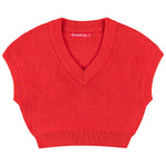 Socal Look Women's Sleeveless V-Neck Crop Top in Stretchable Viscose