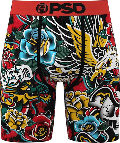 PSD Men's Winged Spirit Boxer Briefs - Breathable and Supportive Underwear