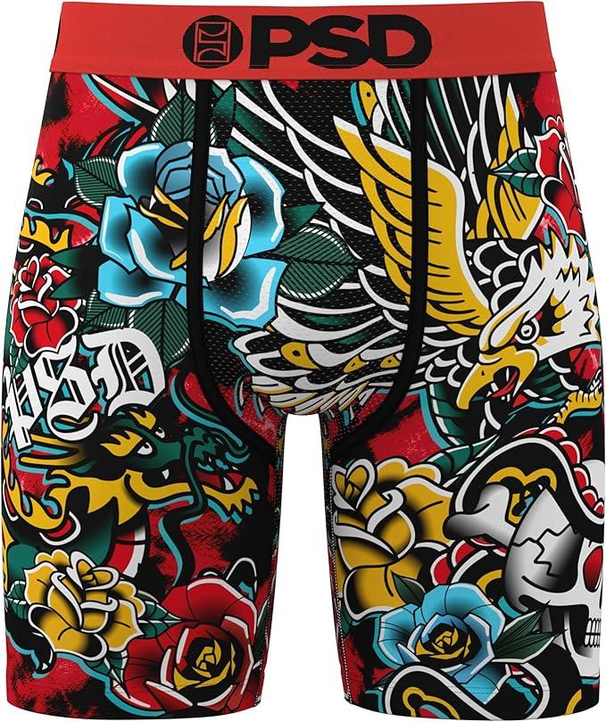 PSD Men's Winged Spirit Boxer Briefs - Breathable and Supportive Underwear