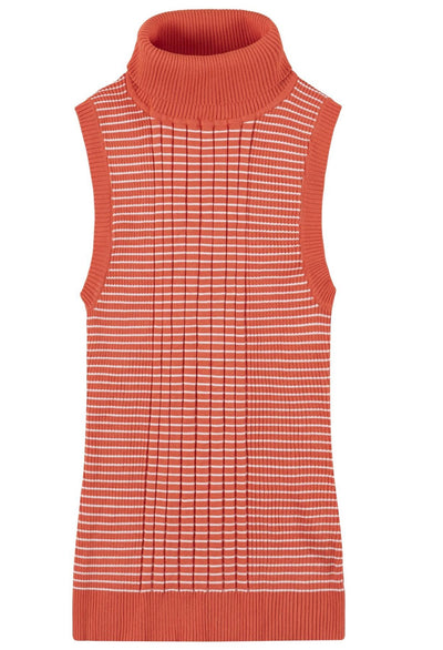 Socal Look Ribbed Women’s Sleeveless Turtleneck Top Y2K Cute