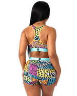 PSD Womens Sports Bra Bedrock Multi