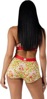 PSD Women Boy Shorts - SSC Berry Field Full Coverage Stretch Underwear