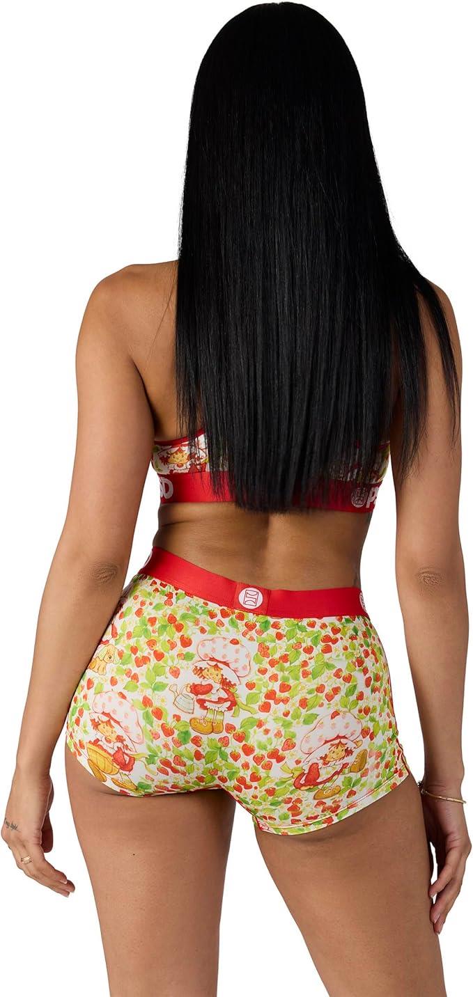 PSD Women Boy Shorts - SSC Berry Field Full Coverage Stretch Underwear