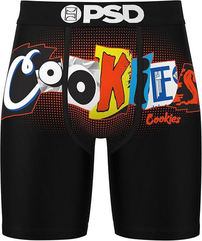 PSD Men's Cookies Ransom Boxer Briefs - Breathable and Supportive Underwear