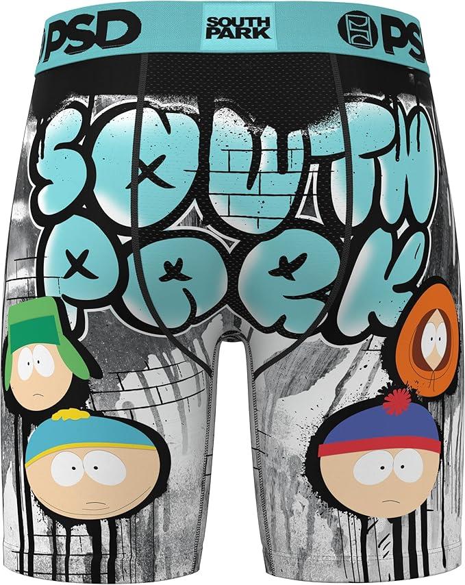 PSD Men's SouthPark Streets Boxer Briefs - Breathable and Supportive Underwear