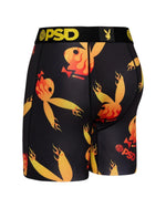 PSD Men's Playboy Flames Boxer Briefs Multi Color