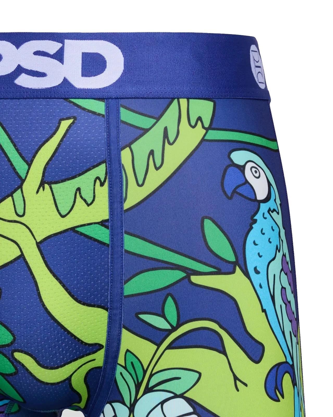 PSD Men's Jungle Boxer Briefs Multi Color