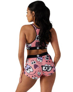 PSD Women's Patrick Faces Boyshorts Multicolor