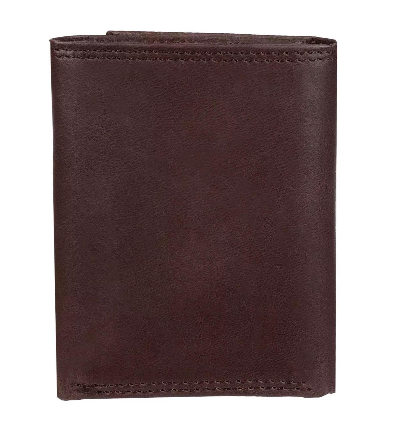 Levi's Men's RFID Trifold Leather Wallet -Slim Classic Billfold