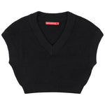 Socal Look Women's Sleeveless V-Neck Crop Top in Stretchable Viscose