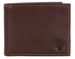 Timberland Men's Genuine Leather Bifold Passcase Wallet with Flip ID Pocket