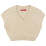 Socal Look Women's Sleeveless V-Neck Crop Top in Stretchable Viscose