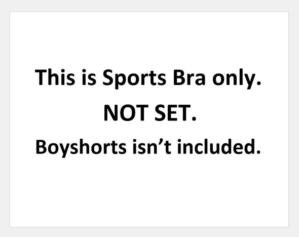PSD Underwear Womens Neon Bill Sports Bra Multi