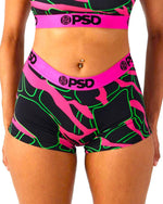 PSD Women's Neon Giraffe Modal Solids Boyshorts Multi