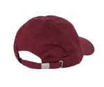 FILA Brick Red Strapback Hat Cap Gold Embroidered Logo Adjustable Unisex