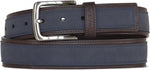 Nautica Men's Casual Overlay Leather Belt