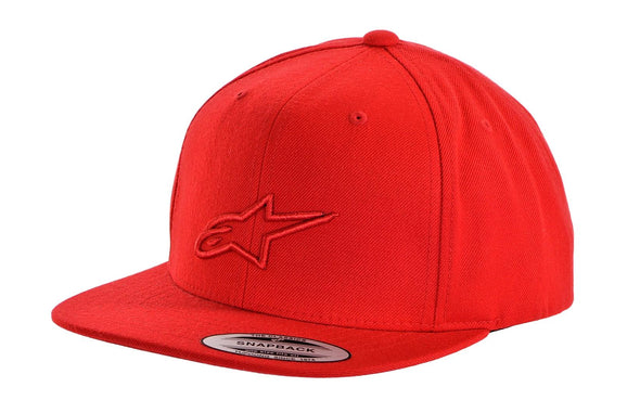 AlpineStars Mens Enduro Classic Snap Back Flat Bill Hat One Size