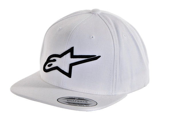 AlpineStars Mens Enduro Classic Snap Back Flat Bill Hat One Size