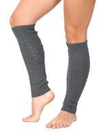KESIS Women's Cable Knit Leg Warmers Knitted Crochet Long Socks