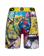 PSD Men's Spongebob Squarepants Boxer Briefs Multi Color